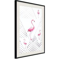 Arkiio Affisch Flamingo Family [Poster] 40x60 Poster